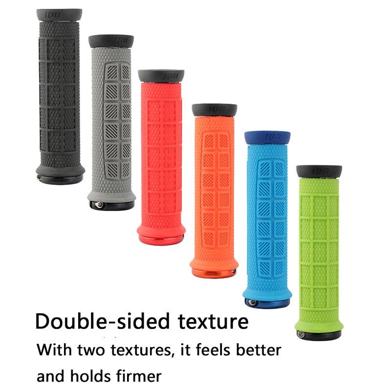 Durable Handlebar Grips Lock Ring Bike Handle Durable Wearable Bicycle Grips Single Lock - On Mountain Bike Grips Bicycle Handlebar Locking Grips Non - Slip Multi Colors Simple Design Handle Grips - UrbanCycling.com