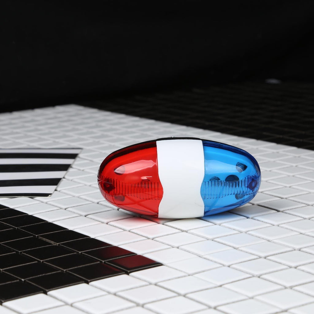 Durable Waterproof Multifunction Cycle Lamp 4 Loud Siren Sound Trumpet Police 6 LED Light Electronic Siren Bike Bell Battery Bike Bicycle Police Strobe Blue Red Bicycle Safety Light Loud Siren Sound Cycling Horn Bells - UrbanCycling.com