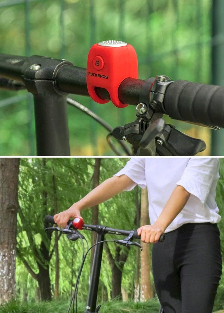 Electric Cycling Bell 90 dB Horn Rainproof Bicycle Handlebar Silica Gel Shell Ring Bike Bell Bicycle Accessories Electric Cycling Bells Water - Resistant Cycling Bells Horn Loud Bicycle Horns Bicycle Accessories - UrbanCycling.com