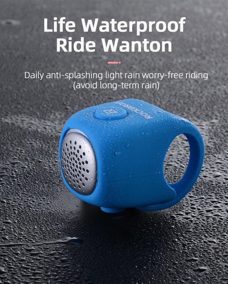 Electric Cycling Bell 90 dB Horn Rainproof Bicycle Handlebar Silica Gel Shell Ring Bike Bell Bicycle Accessories Electric Cycling Bells Water - Resistant Cycling Bells Horn Loud Bicycle Horns Bicycle Accessories - UrbanCycling.com