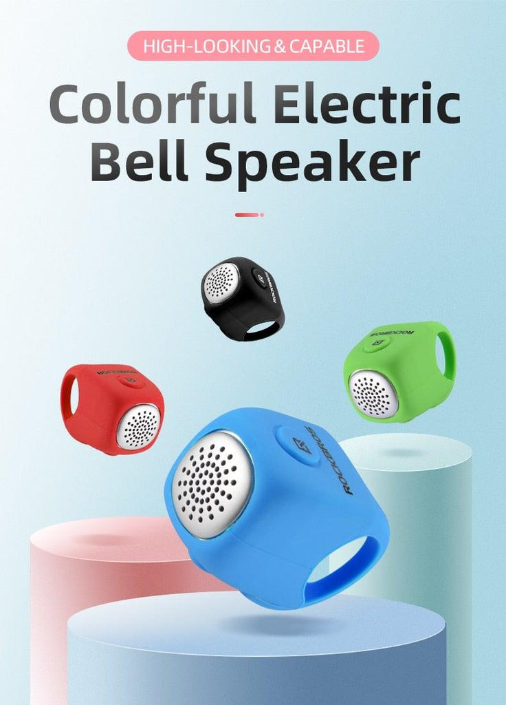 Electric Cycling Bell 90 dB Horn Rainproof Bicycle Handlebar Silica Gel Shell Ring Bike Bell Bicycle Accessories Electric Cycling Bells Water - Resistant Cycling Bells Horn Loud Bicycle Horns Bicycle Accessories - UrbanCycling.com