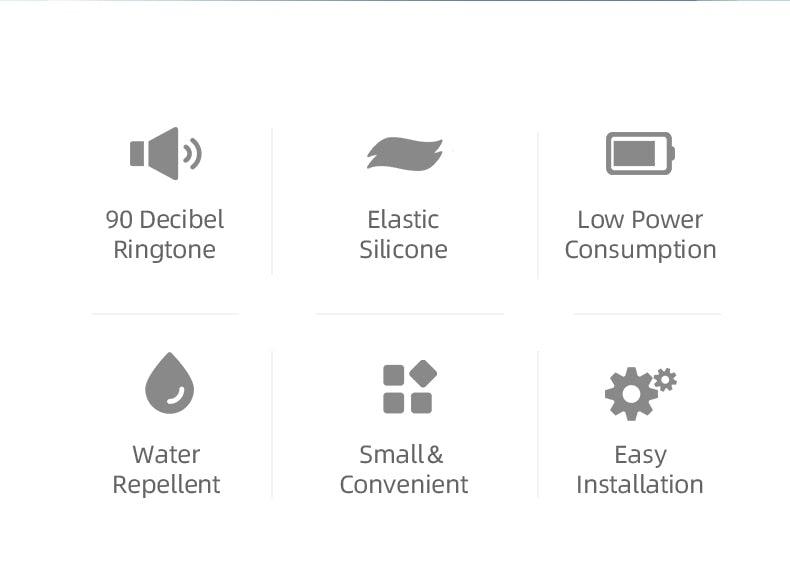 Electric Cycling Bell 90 dB Horn Rainproof Bicycle Handlebar Silica Gel Shell Ring Bike Bell Bicycle Accessories Electric Cycling Bells Water - Resistant Cycling Bells Horn Loud Bicycle Horns Bicycle Accessories - UrbanCycling.com