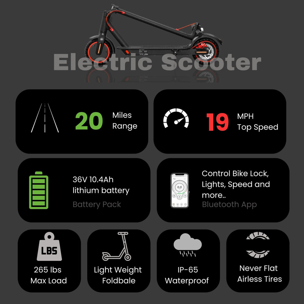 Electric Scooter w/ Mobile App - UrbanCycling.com