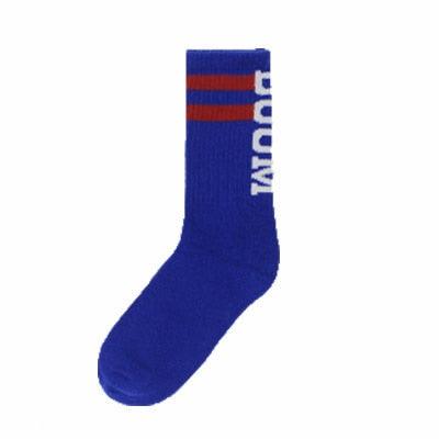 Fashion Men Street Wear Cool Cotton Socks Harajuku Funny Socks Trendy Women Long Socks Crew Socks White Hip Hop Socks Basketball Running Cycling Socks For Men And Women - UrbanCycling.com