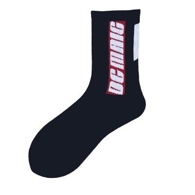 Fashion Men Street Wear Cool Cotton Socks Harajuku Funny Socks Trendy Women Long Socks Crew Socks White Hip Hop Socks Basketball Running Cycling Socks For Men And Women - UrbanCycling.com