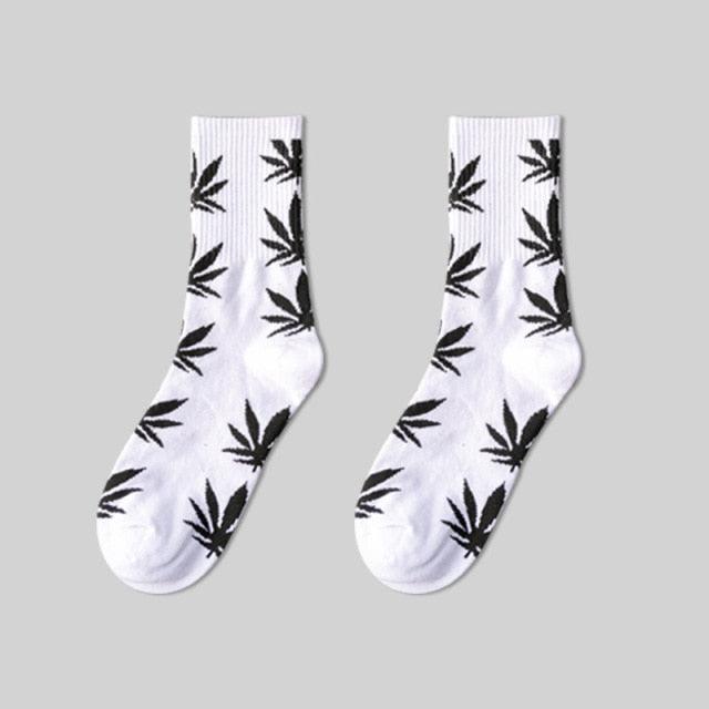 Fashion Men Street Wear Cool Cotton Socks Harajuku Funny Socks Trendy Women Long Socks Crew Socks White Hip Hop Socks Basketball Running Cycling Socks For Men And Women - UrbanCycling.com
