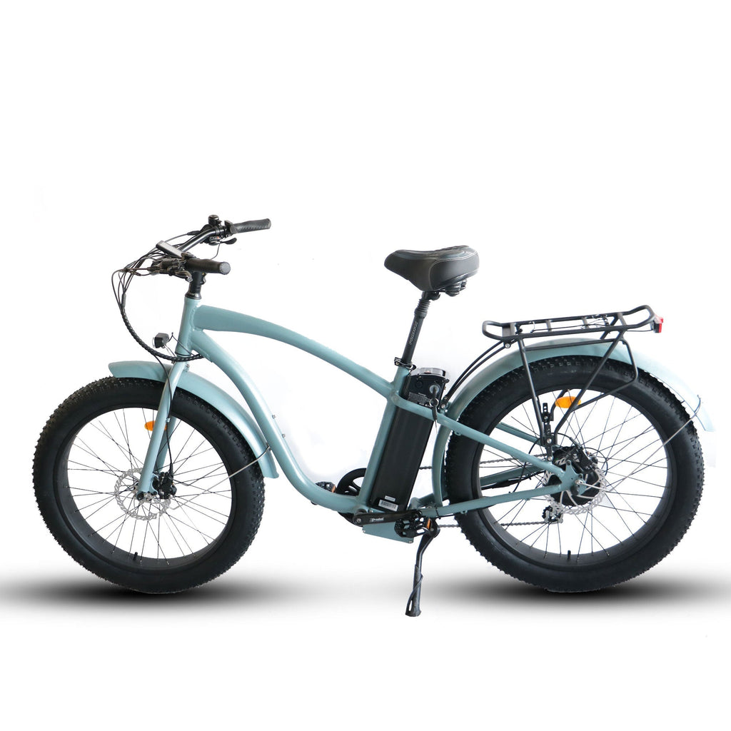 Fat Tire Step Over 26x4 - 52v Beach Cruiser Electric Bike - UrbanCycling.com