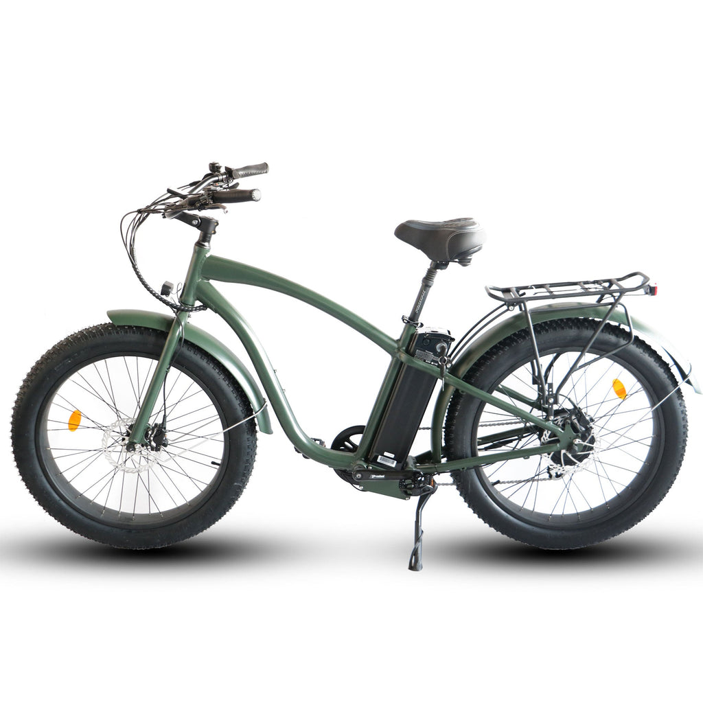 Fat Tire Step Over 26x4 - 52v Beach Cruiser Electric Bike - UrbanCycling.com