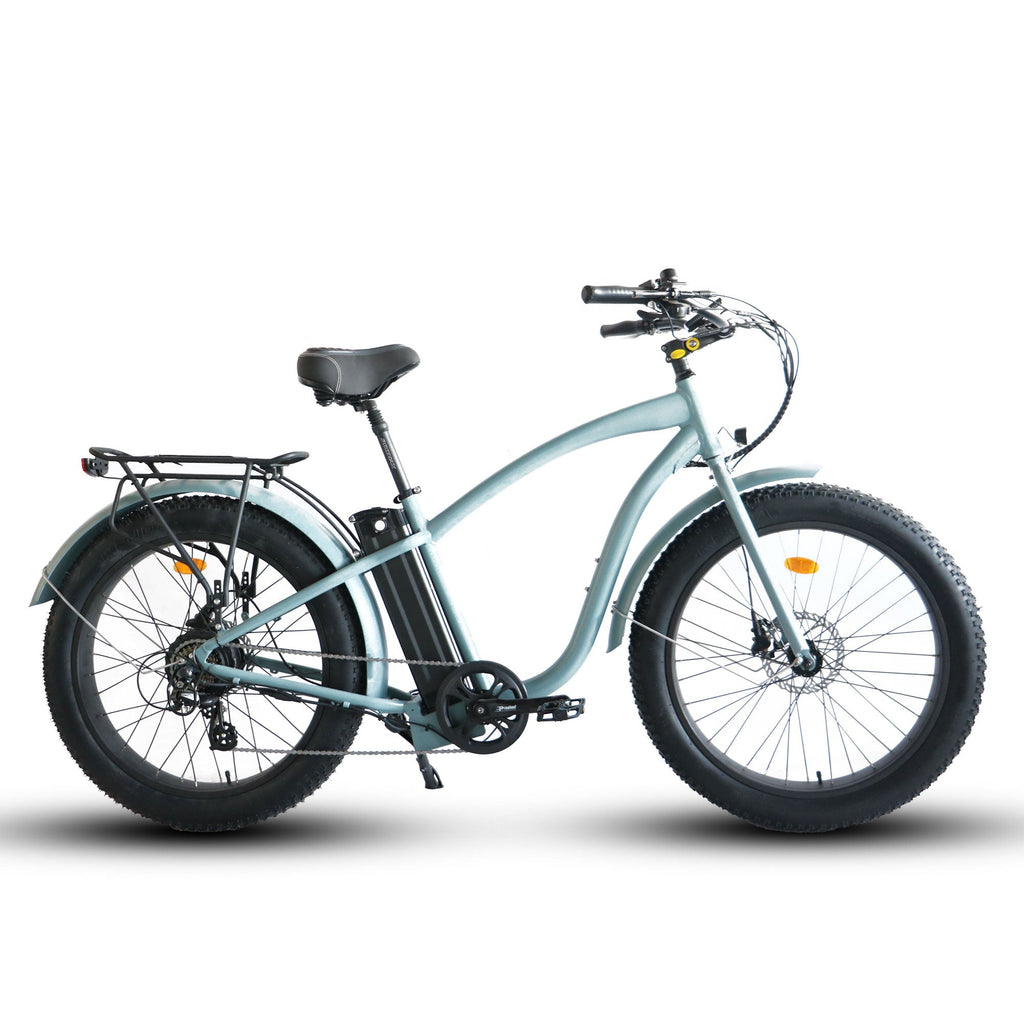 Fat Tire Step Over 26x4 - 52v Beach Cruiser Electric Bike - UrbanCycling.com