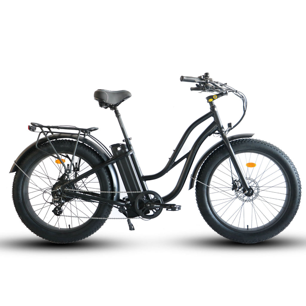 Fat Tire Step Thru 26x4 - 52v Beach Cruiser Electric Bike - UrbanCycling.com