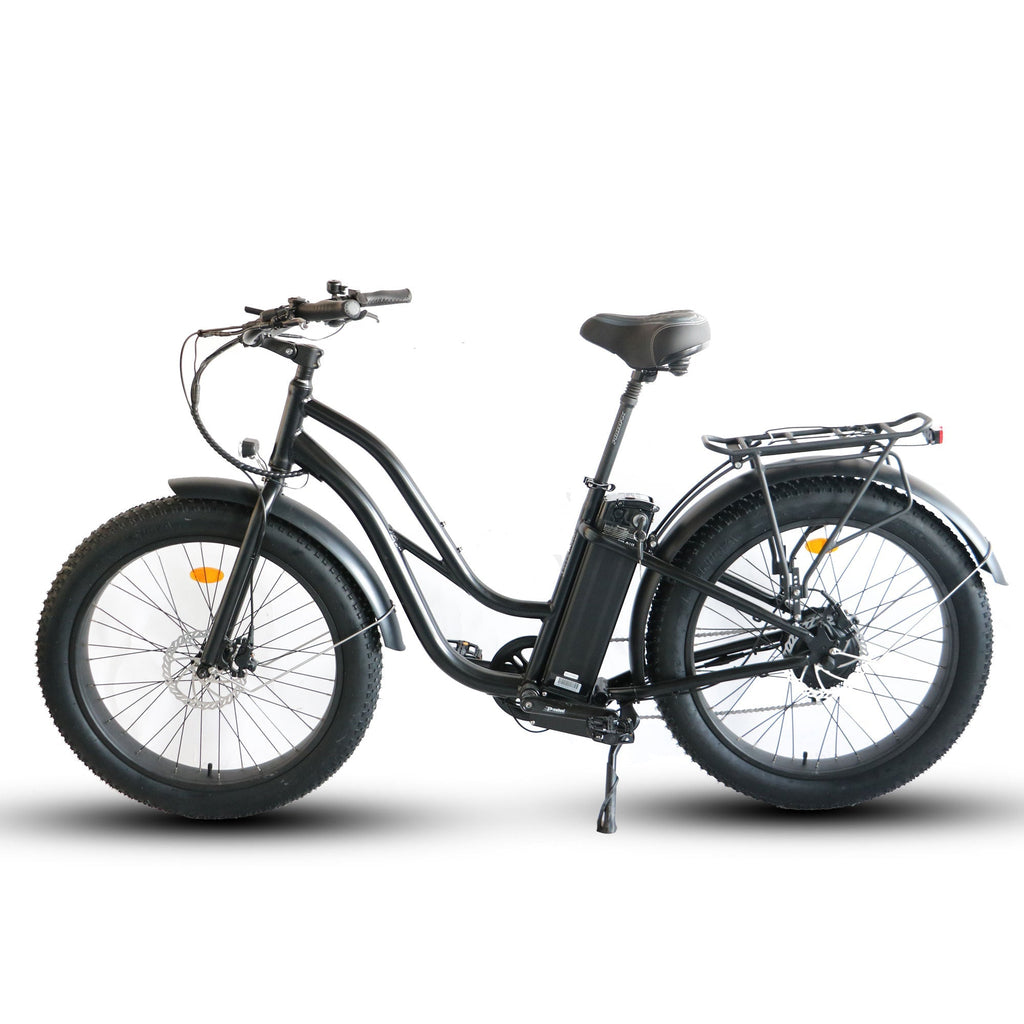 Fat Tire Step Thru 26x4 - 52v Beach Cruiser Electric Bike - UrbanCycling.com