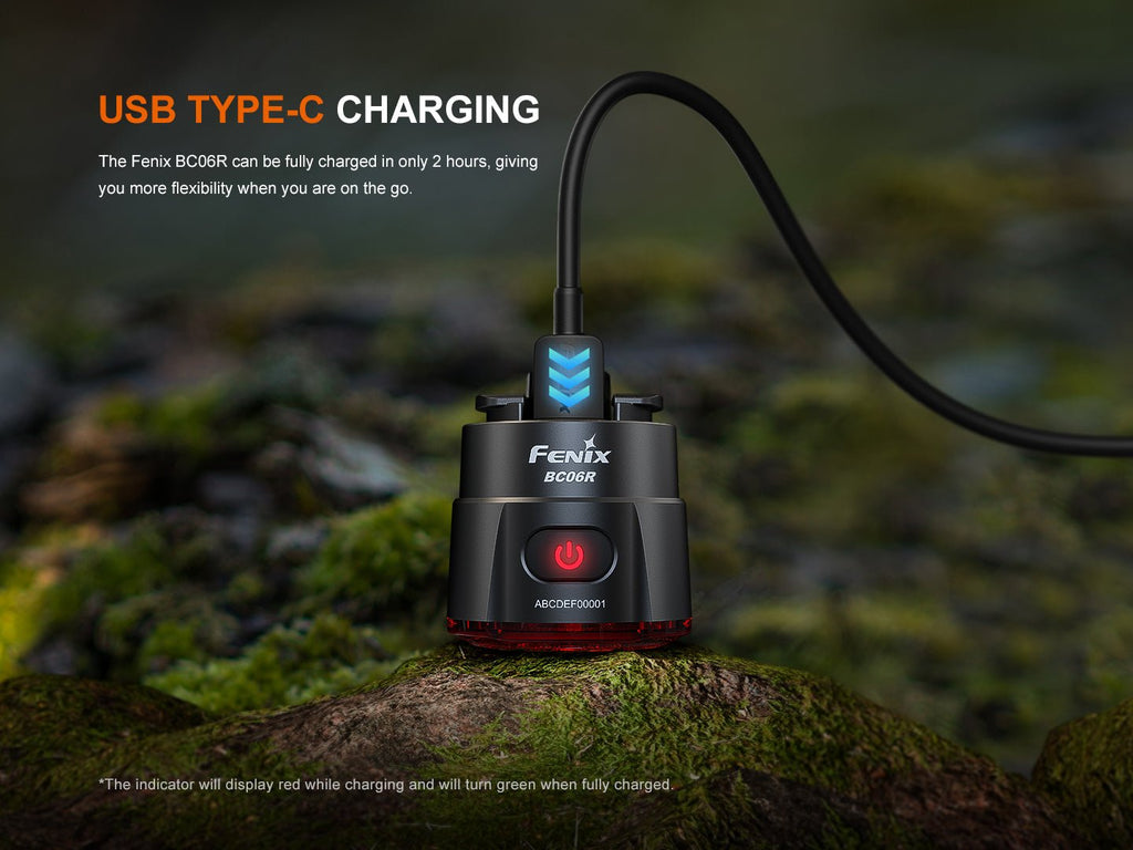 Fenix BC06R Smart - Brake Bicycle Taillight - UrbanCycling.com