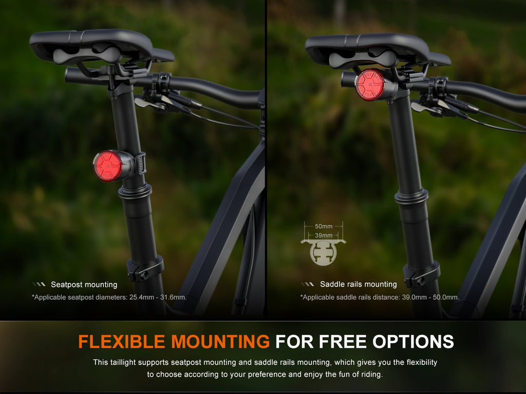 Fenix BC06R Smart - Brake Bicycle Taillight - UrbanCycling.com