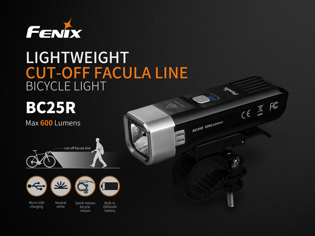 Fenix BC25R LED Bike Light - UrbanCycling.com