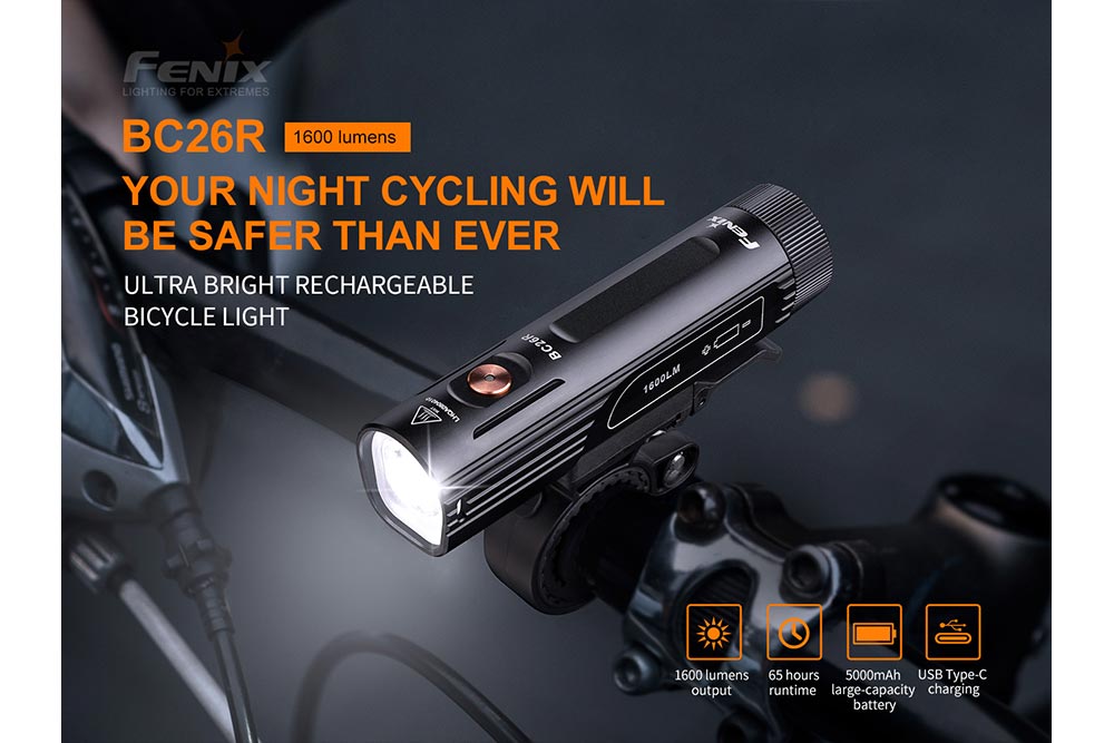 Fenix BC26R LED Bike Light - UrbanCycling.com