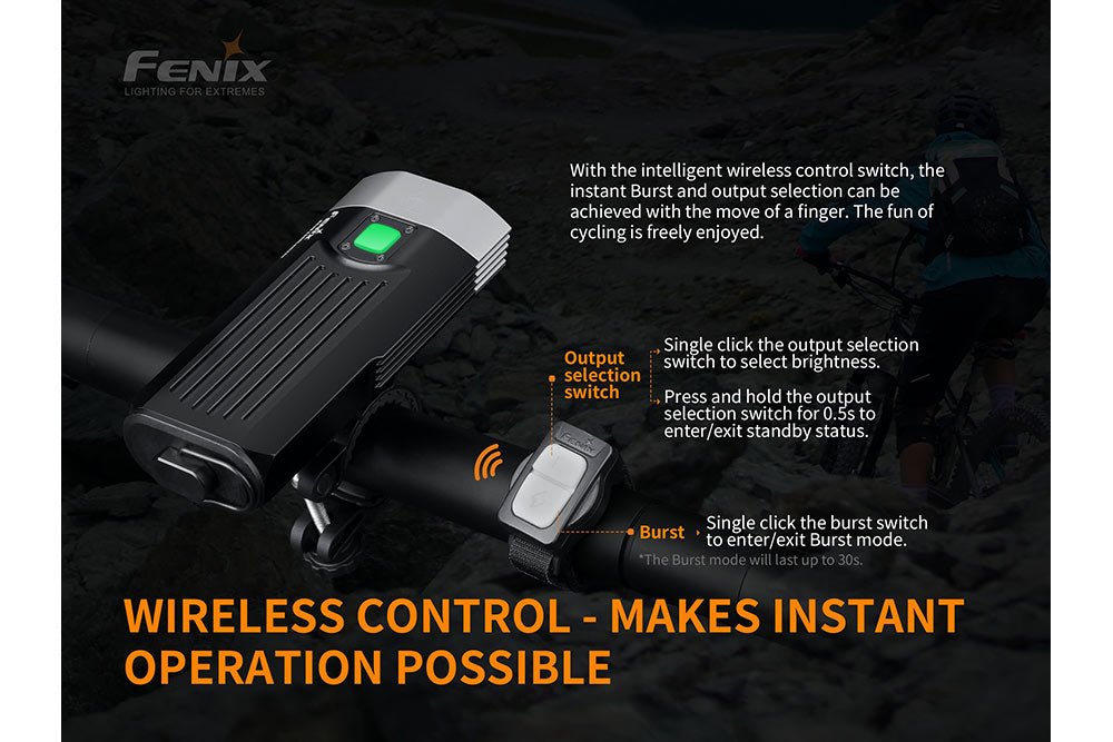 Fenix BC30 V2 LED Bike Light - UrbanCycling.com