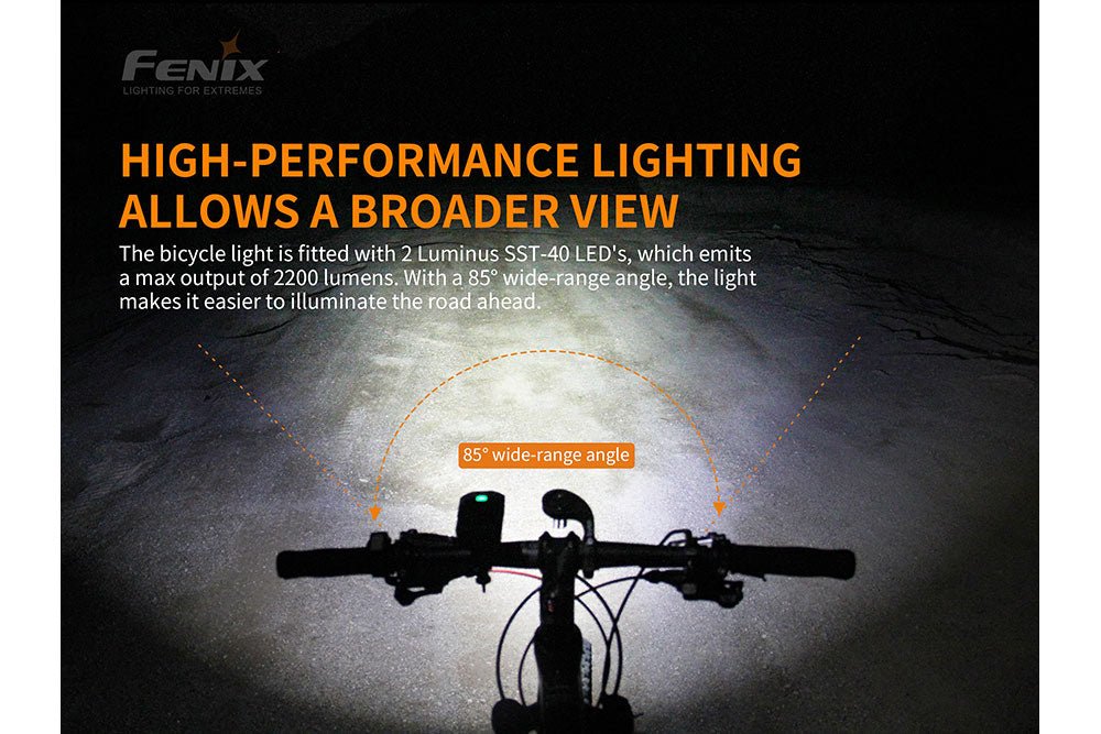 Fenix BC30 V2 LED Bike Light - UrbanCycling.com