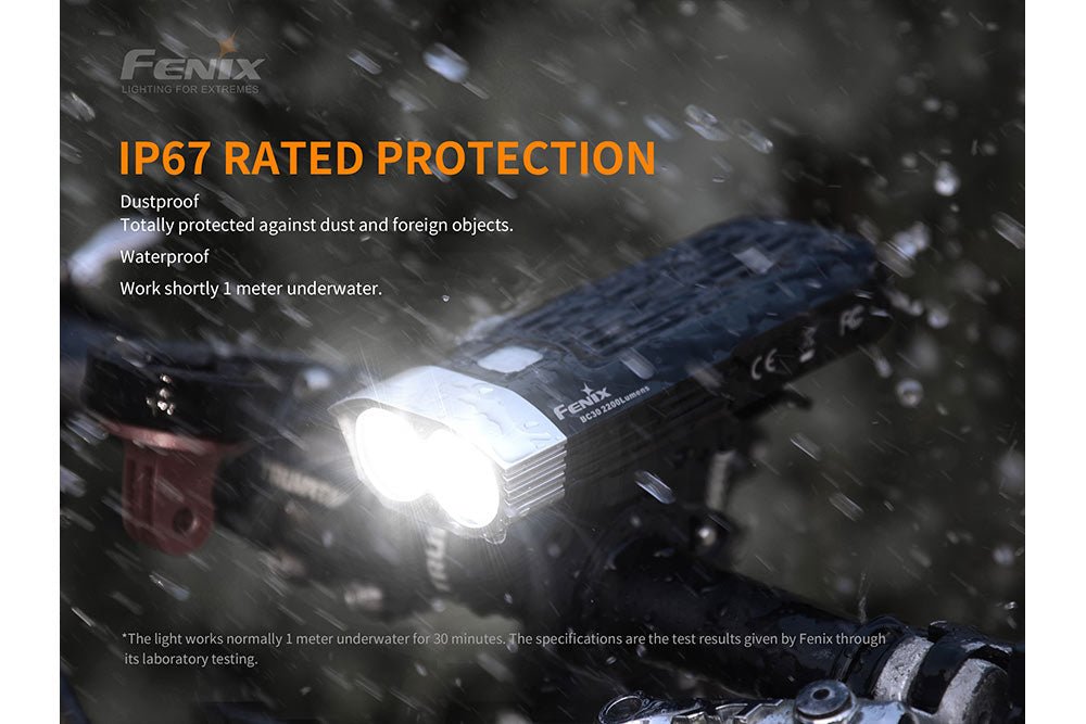 Fenix BC30 V2 LED Bike Light - UrbanCycling.com