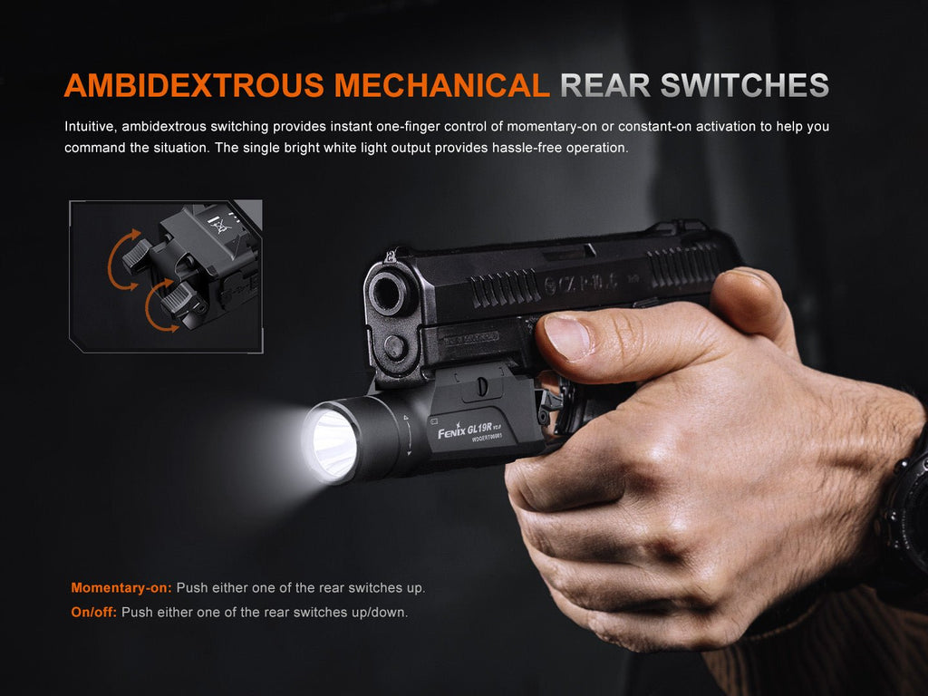 Fenix GL19R V2 Modular Switch Mounted Light - UrbanCycling.com