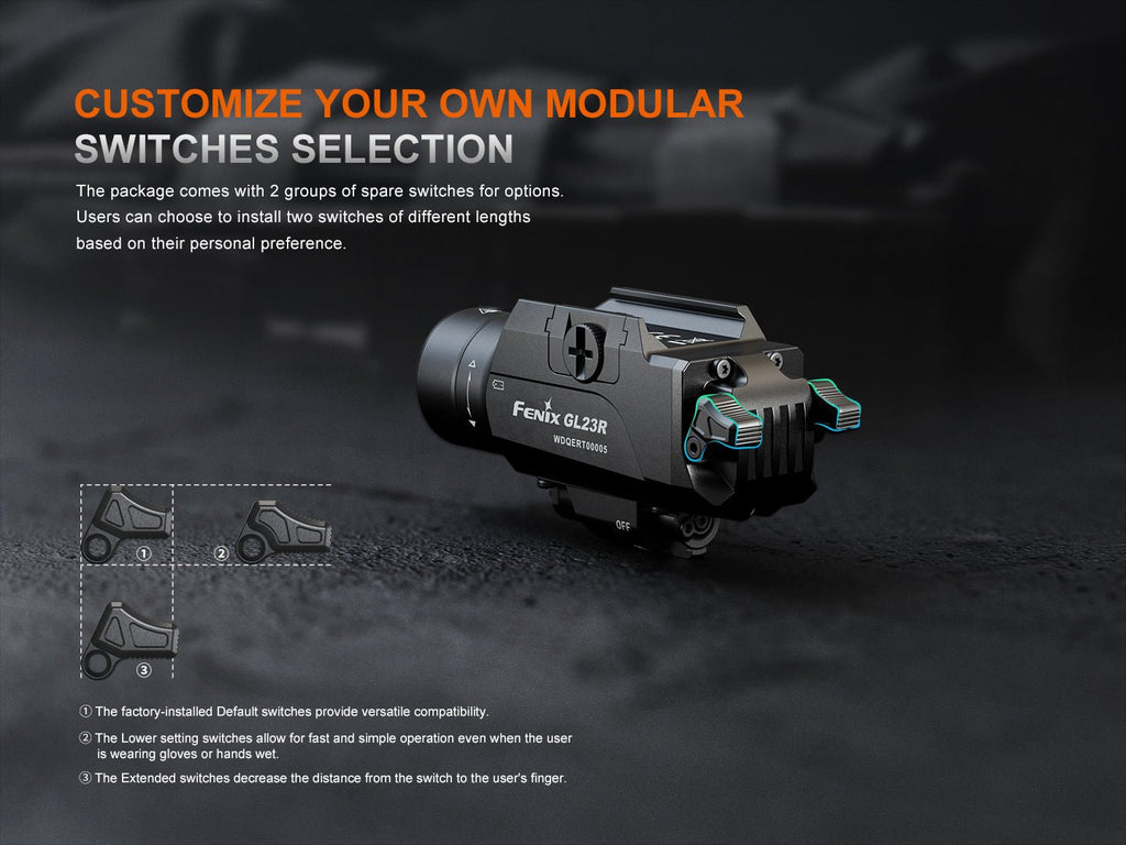 Fenix GL23R Green Laser Tactical Light - UrbanCycling.com