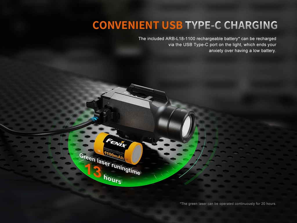 Fenix GL23R Green Laser Tactical Light - UrbanCycling.com