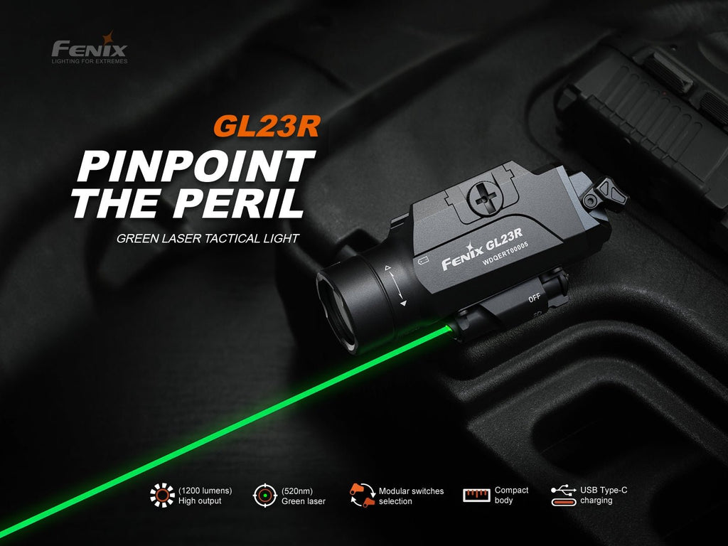 Fenix GL23R Green Laser Tactical Light - UrbanCycling.com