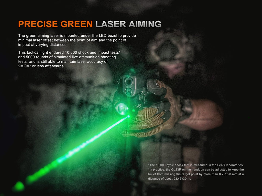 Fenix GL23R Green Laser Tactical Light - UrbanCycling.com