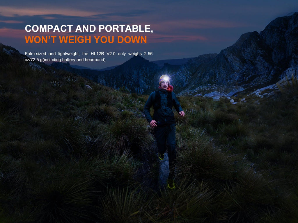Fenix HL12R V2 Ultralight Outdoor Rechargeable Headlamp - UrbanCycling.com
