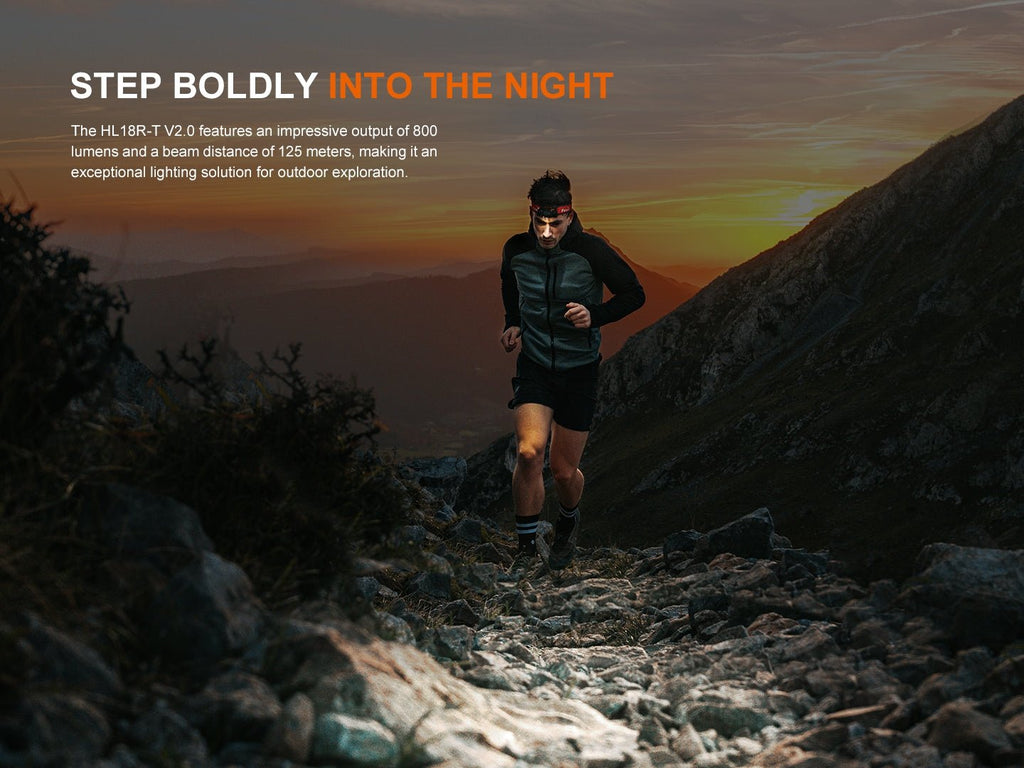 Fenix HL18R - T V2 Lightweight Trail Running Headlamp - UrbanCycling.com