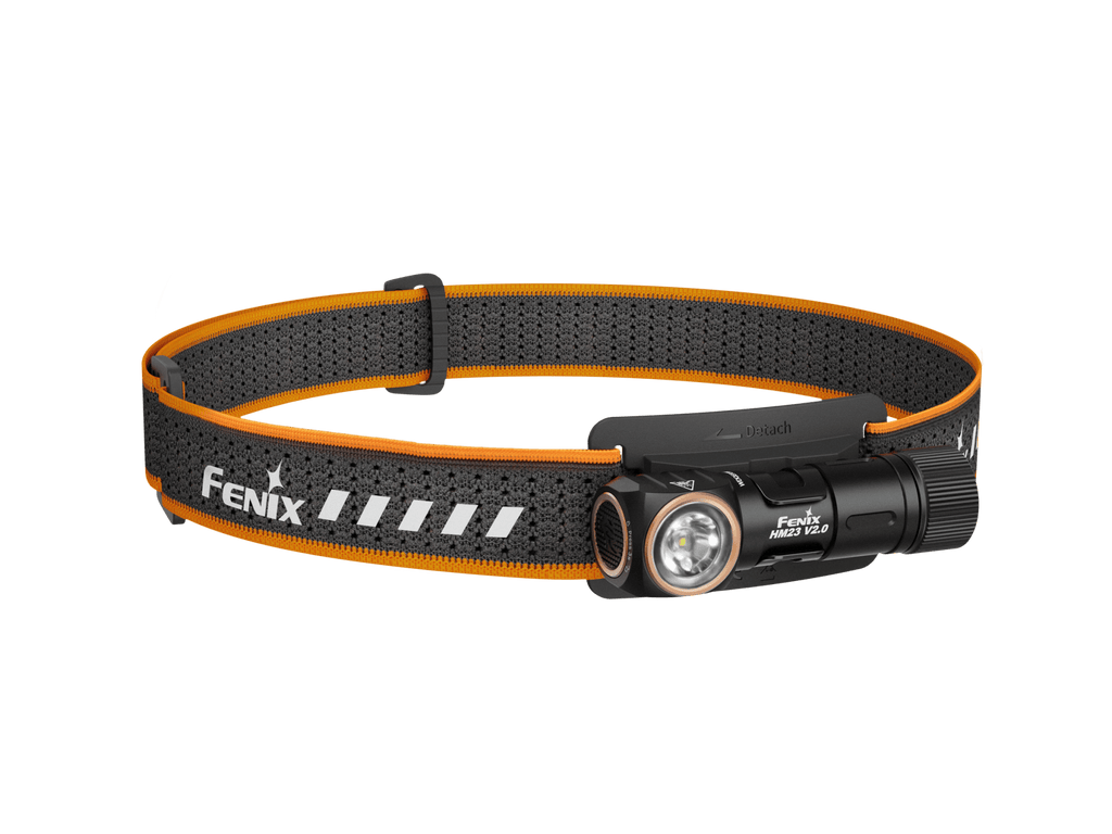 Fenix HM23 V2.0 Lightweight Detachable AA Headlamp - UrbanCycling.com