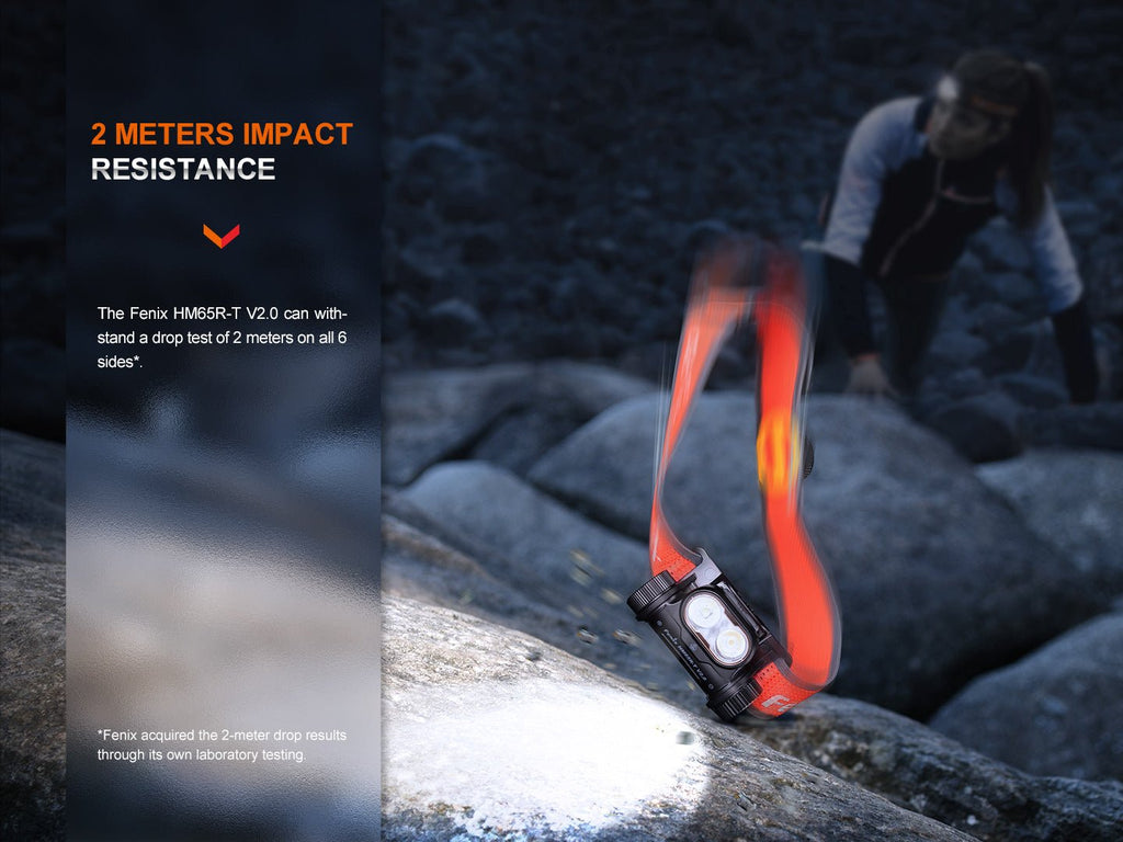 Fenix HM65R - T V2 Rechargeable Lightweight Trail Running Headlamp - UrbanCycling.com