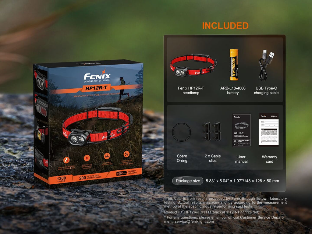 Fenix HP12R - T Balanced Trail Headlamp - UrbanCycling.com
