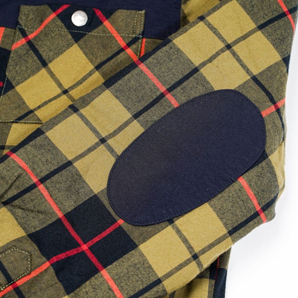 Flannel Jacket - Olive Flannel - UrbanCycling.com