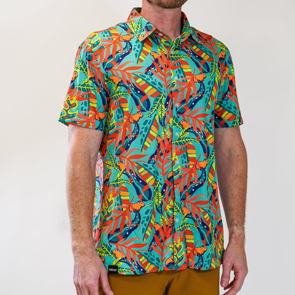 FlexGRID Button Up - Capybara Jungle - UrbanCycling.com