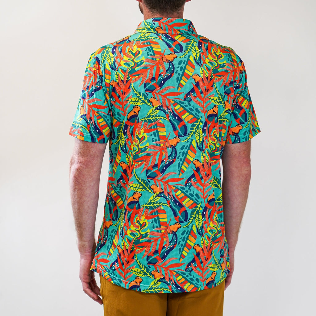 FlexGRID Button Up - Capybara Jungle - UrbanCycling.com