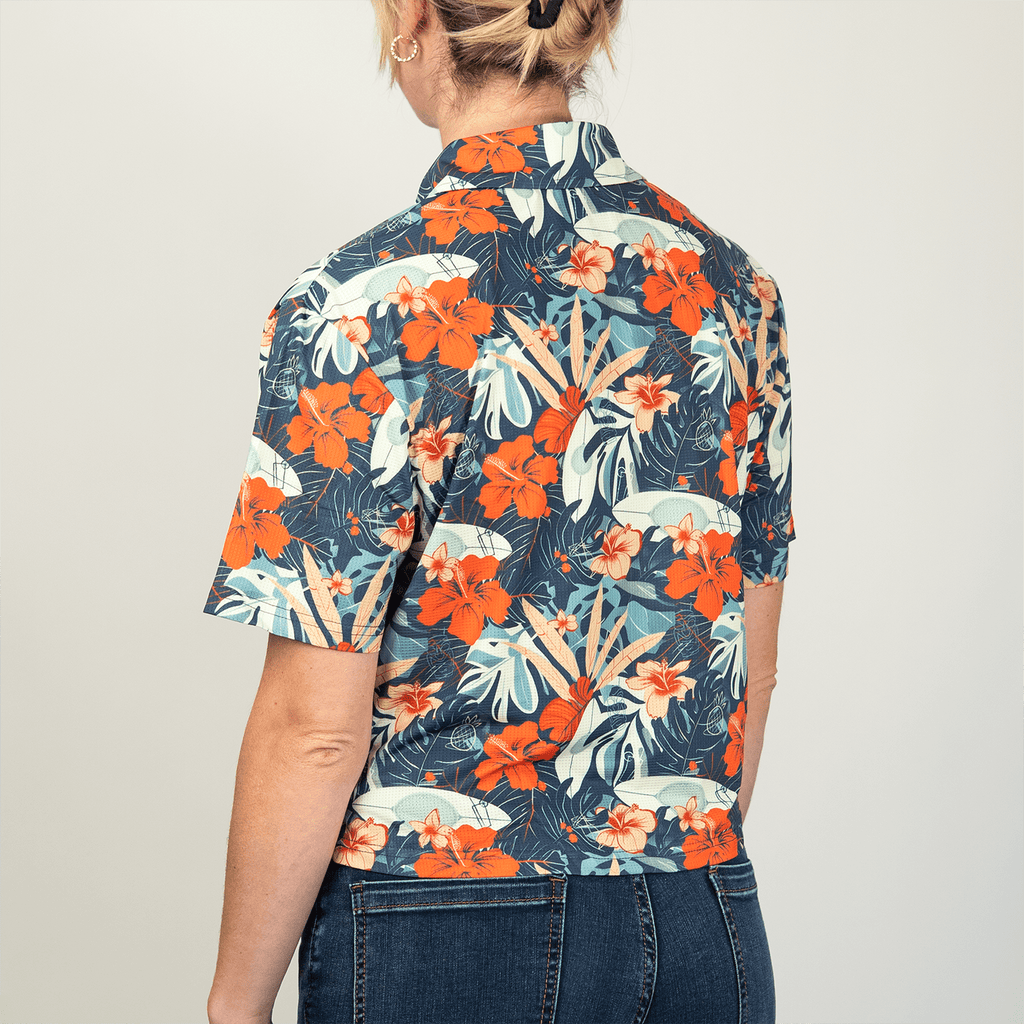 FlexGRID Button Up - Cropped Paradise Pedal - UrbanCycling.com