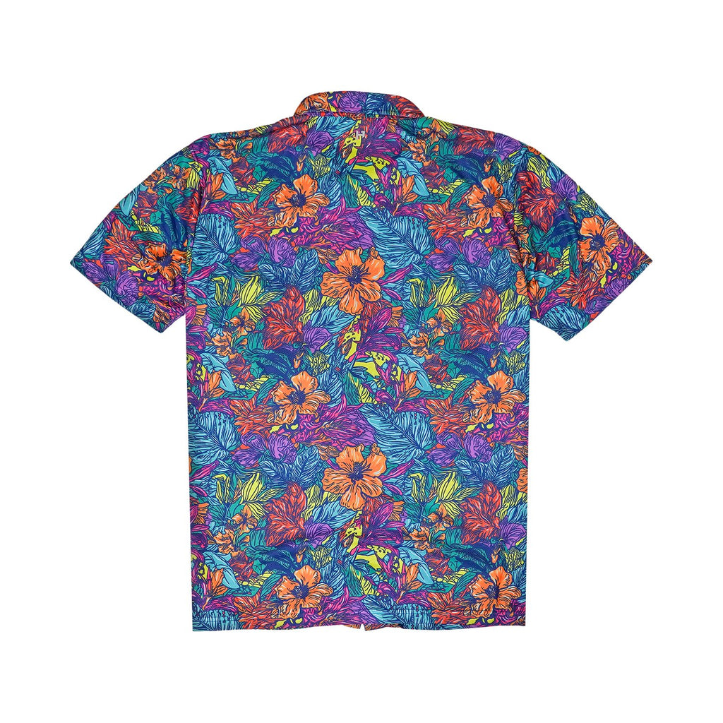 FlexGRID Button Up - Dirt Surfin' Floral - UrbanCycling.com