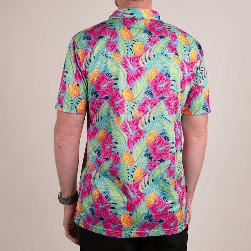 FlexGRID Button Up - Pineapples of the Caribbean - UrbanCycling.com