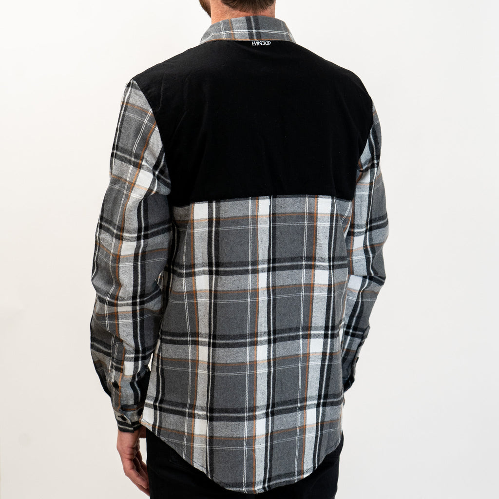 FlexTop Flannel - Black/Grey - UrbanCycling.com