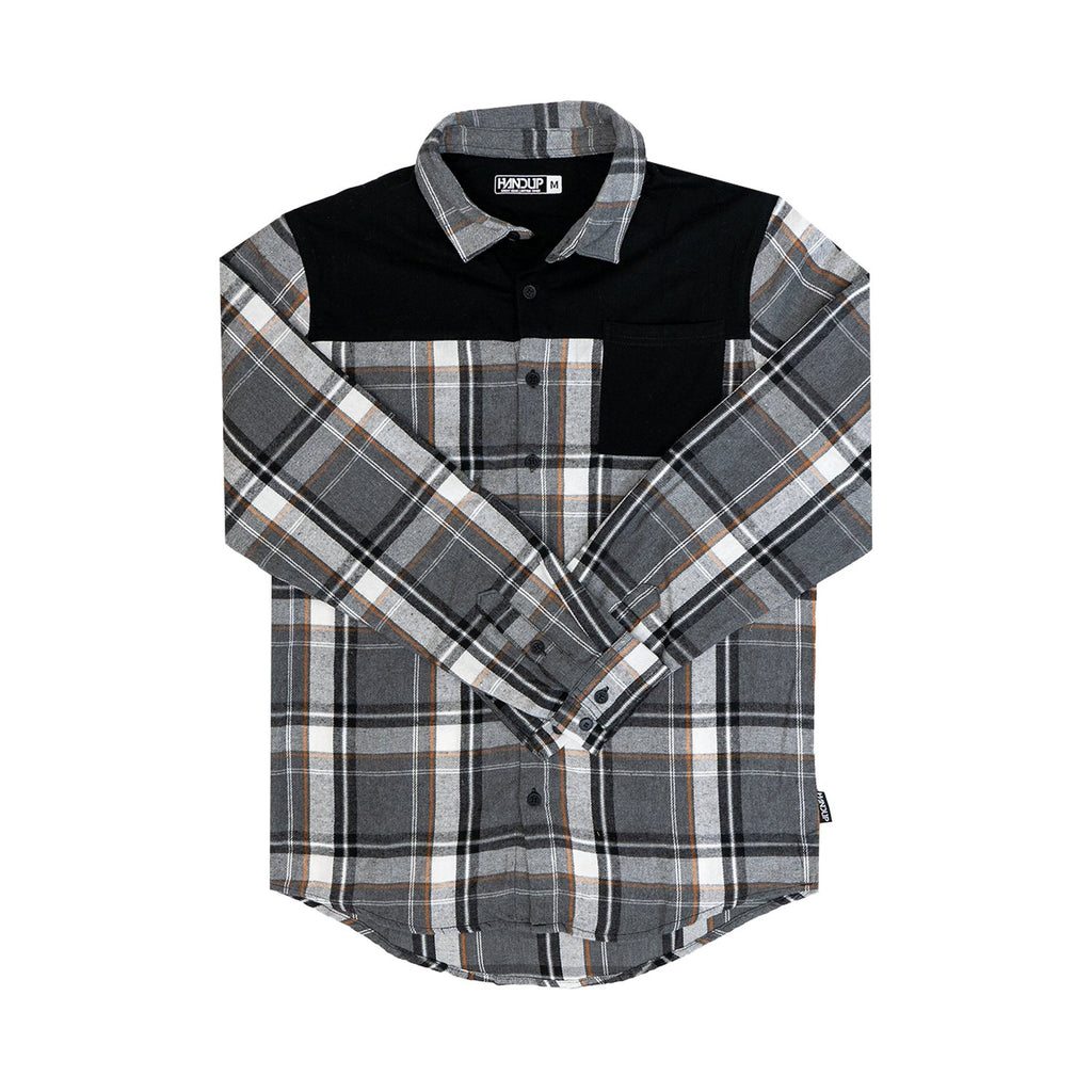 FlexTop Flannel - Black/Grey - UrbanCycling.com