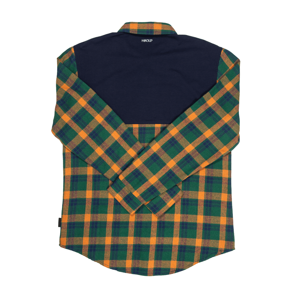 FlexTop Flannel - Forest Green/Golden Mustard - UrbanCycling.com