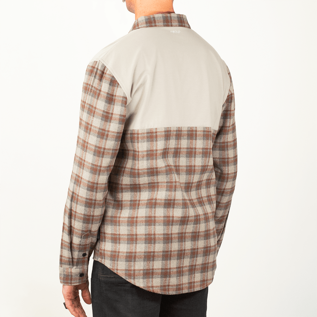 FlexTop Flannel - Saddle Brown/Sand - UrbanCycling.com