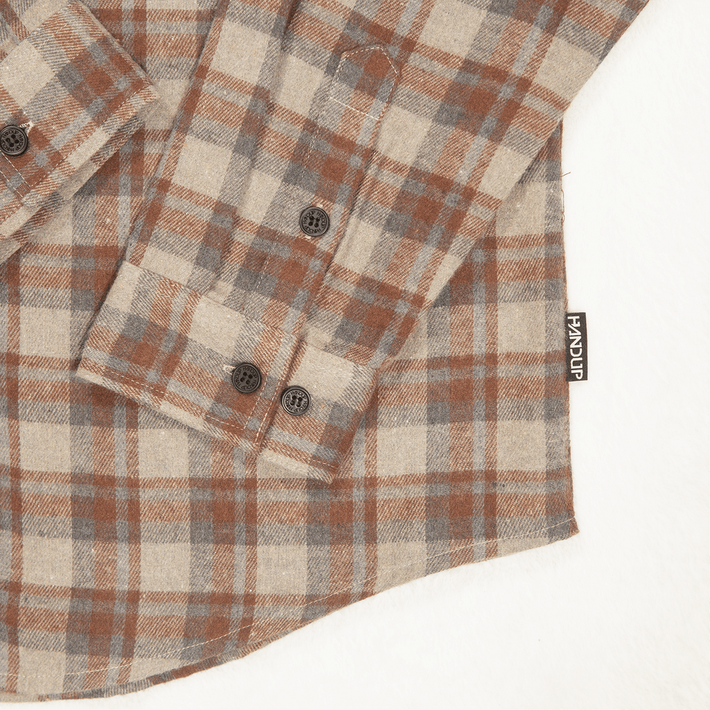 FlexTop Flannel - Saddle Brown/Sand - UrbanCycling.com