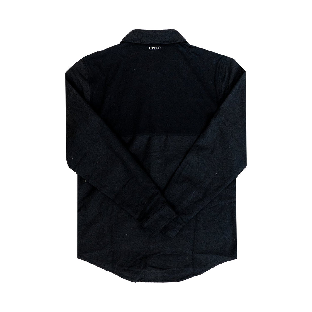 FlexTop Flannel - Solid Black - UrbanCycling.com