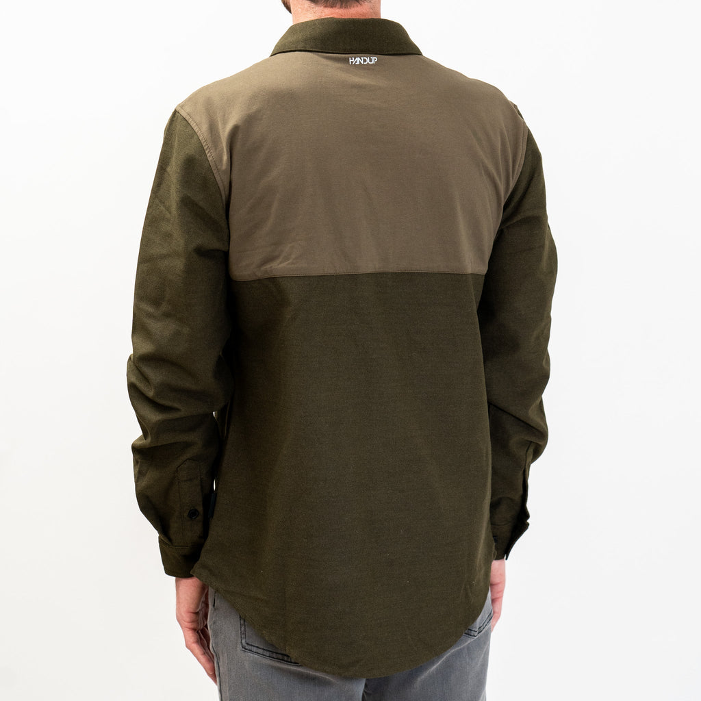 FlexTop Flannel - Solid Olive - UrbanCycling.com