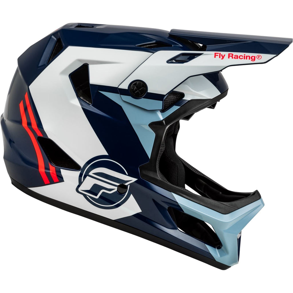 Fly Racing Rayce (2024) Full Face Helmet - Red/White/Blue - UrbanCycling.com