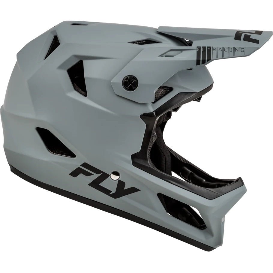 Fly Racing Youth Rayce (2024) Full Face Helmet - Matte Grey - UrbanCycling.com
