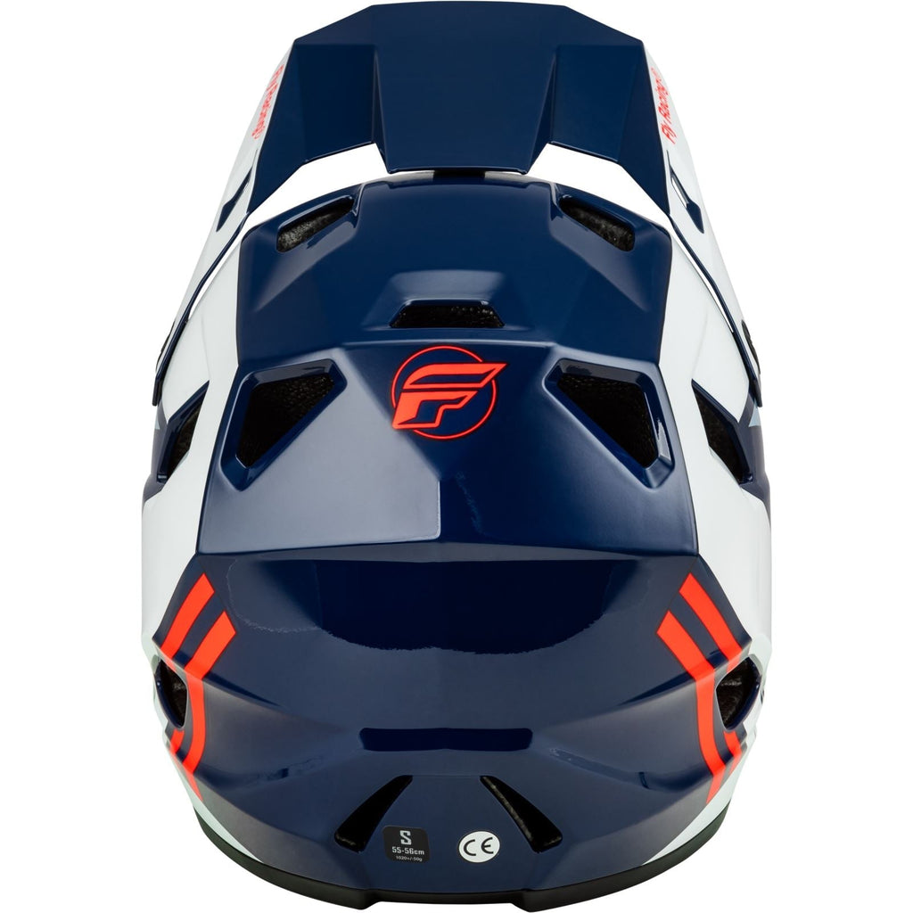 Fly Racing Youth Rayce (2024) Full Face Helmet - Red/White/Blue - UrbanCycling.com