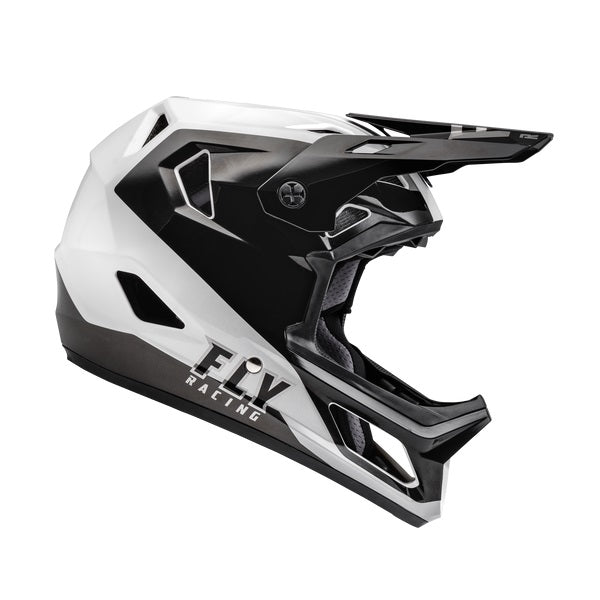 Fly Racing Youth Rayce Full Face Helmet - Black/White - UrbanCycling.com
