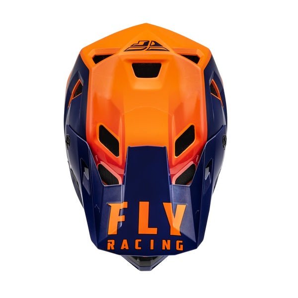 Fly Racing Youth Rayce Full Face Helmet - Navy/Orange/Red - UrbanCycling.com